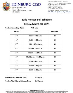 schedule